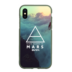 Чехол для iPhone XS Max матовый 30 Seconds to Mars