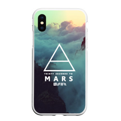 Чехол для iPhone XS Max матовый 30 Seconds to Mars