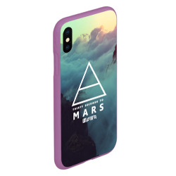 Чехол для iPhone XS Max матовый 30 Seconds to Mars - фото 2