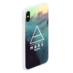 Чехол для iPhone XS Max матовый 30 Seconds to Mars - фото 2