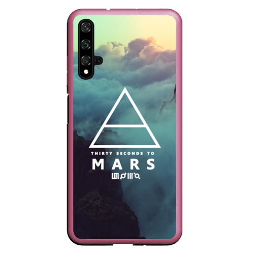 Чехол для Honor 20 30 Seconds to Mars, цвет малиновый