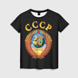 Женская футболка 3D Советский Союз