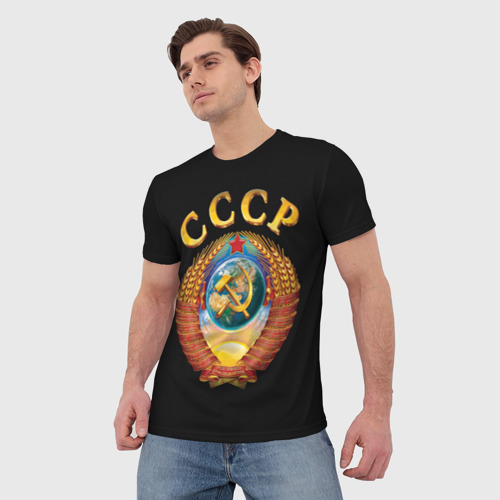 Мужская футболка 3D Советский Союз, цвет 3D печать - фото 3