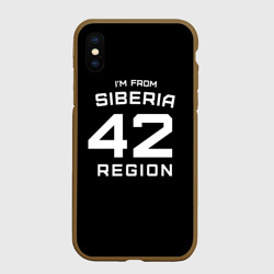 Чехол для iPhone XS Max матовый I'm from SiberiaЯ из сибири