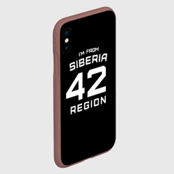 Чехол для iPhone XS Max матовый I'm from SiberiaЯ из сибири - фото 2