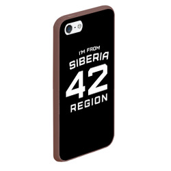 Чехол для iPhone 5/5S матовый I'm from SiberiaЯ из сибири - фото 2