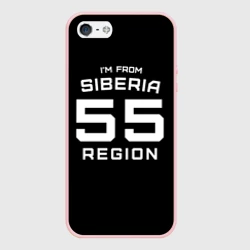 Чехол для iPhone 5/5S матовый I'm from SiberiaЯ из сибири