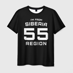 Мужская футболка 3D I'm from SiberiaЯ из сибири