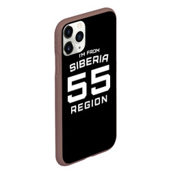 Чехол для iPhone 11 Pro Max матовый I'm from SiberiaЯ из сибири - фото 2