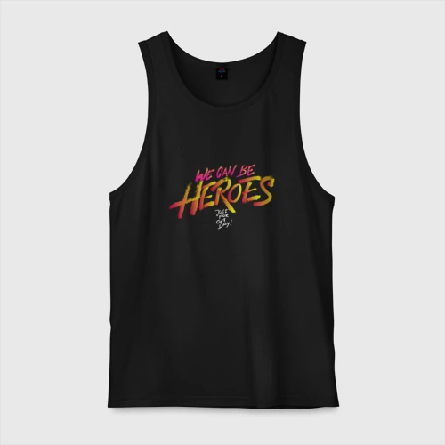 Мужская майка хлопок Can be Heroes