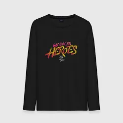 Мужской лонгслив хлопок Can be Heroes