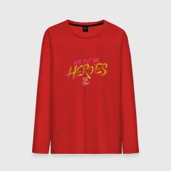 Мужской лонгслив хлопок Can be Heroes