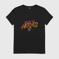 Женская футболка хлопок Can be Heroes
