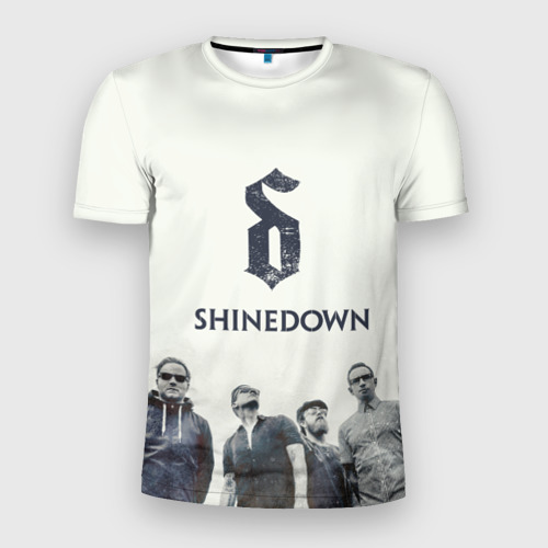 Мужская футболка 3D Slim Shinedown band