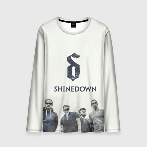 Мужской лонгслив 3D Shinedown band