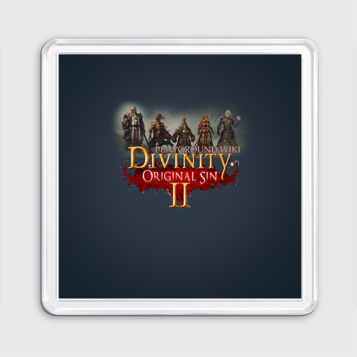 Магнит 55*55 Divinity, Original Sin, Божество, Дивинити