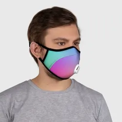 Маска из неопрена Абстракция Градиент Текстура - фото 2