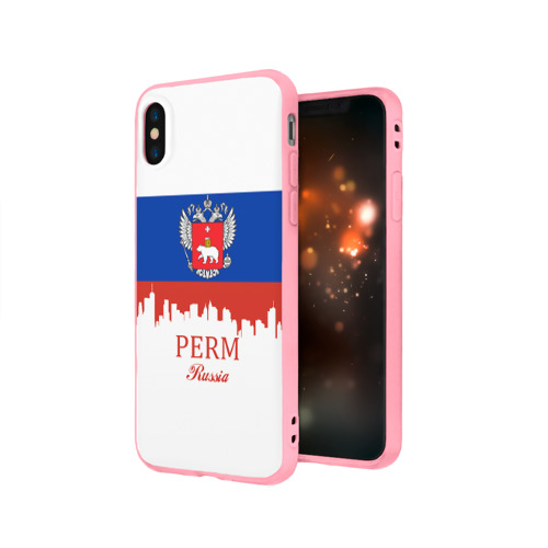 Чехол для iPhone X матовый Perm (Пермь) - фото 3