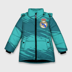 Зимняя куртка для девочек 3D Real Madrid