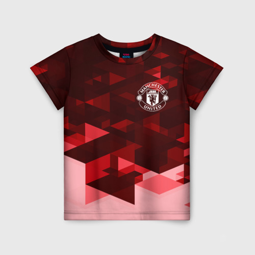 Детская футболка 3D Манчестер Юнайтед, цвет 3D печать