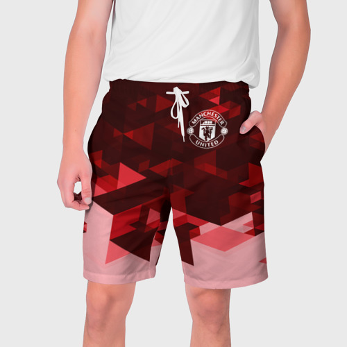 Мужские шорты 3D Манчестер Юнайтед, цвет 3D печать