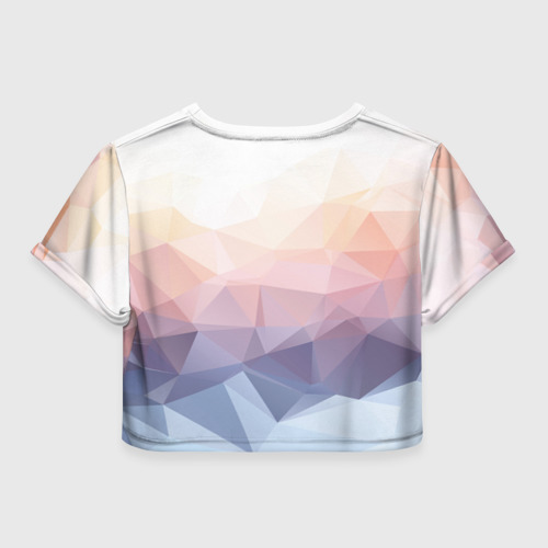 Женская футболка Crop-top 3D 30 Seconds to Mars, цвет 3D печать - фото 2