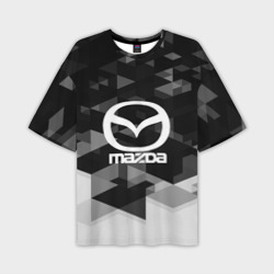 Мужская футболка oversize 3D Mazda sport geometry