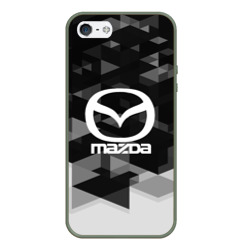 Чехол для iPhone 5/5S матовый Mazda sport geometry