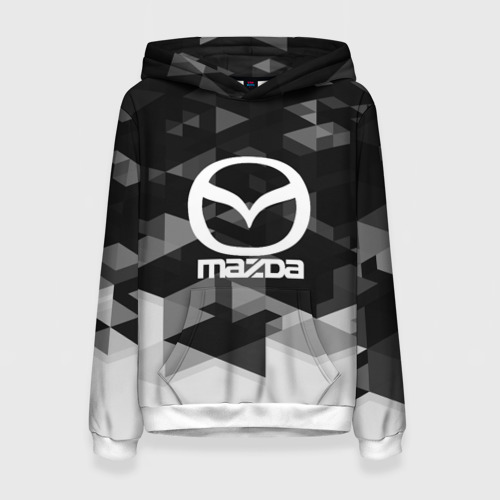 Женская толстовка 3D Mazda sport geometry, цвет 3D печать