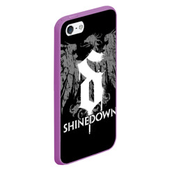 Чехол для iPhone 5/5S матовый Shinedown - фото 2