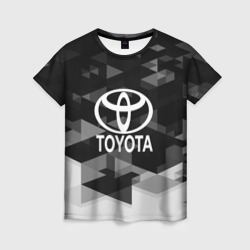 Женская футболка 3D Toyota sport geometry