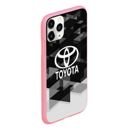 Чехол для iPhone 11 Pro Max матовый Toyota sport geometry - фото 2