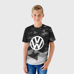 Детская футболка 3D Volkswagen sport geometry - фото 2