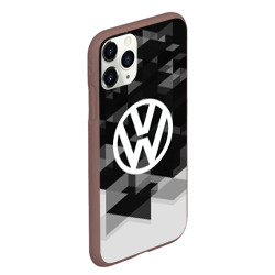 Чехол для iPhone 11 Pro Max матовый Volkswagen sport geometry - фото 2