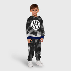 Детский костюм с толстовкой 3D Volkswagen sport geometry - фото 2