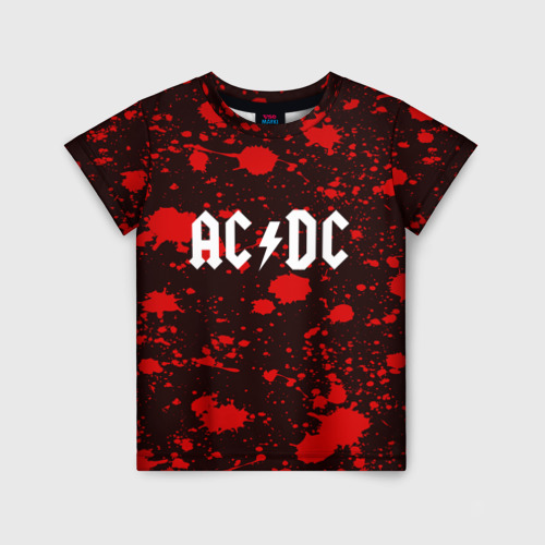 Детская футболка 3D AC DC, цвет 3D печать