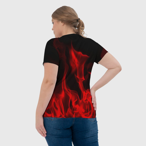 Женская футболка 3D AC DC, цвет 3D печать - фото 7