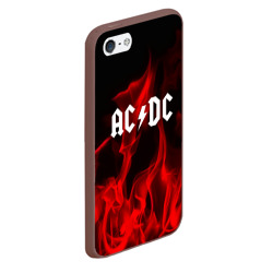 Чехол для iPhone 5/5S матовый AC DC - фото 2