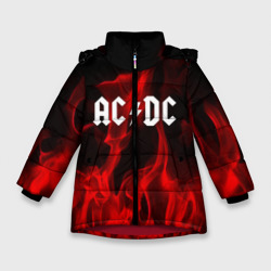 Зимняя куртка для девочек 3D AC DC
