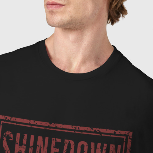 Мужская футболка хлопок Shinedown est. 2001, цвет черный - фото 6