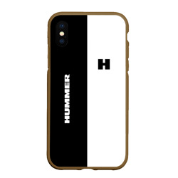 Чехол для iPhone XS Max матовый Hummer