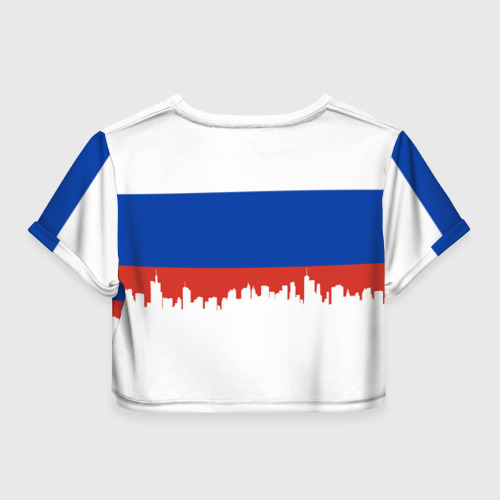 Женская футболка Crop-top 3D PRIMORYE (Приморье), цвет 3D печать - фото 2