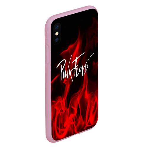 Чехол для iPhone XS Max матовый Pink Floyd, цвет розовый - фото 3