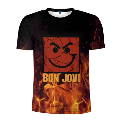 Мужская футболка 3D спортивная Bon Jovi Фото 01 Мужская футболка 3D спортивная Bon Jovi Фото 01