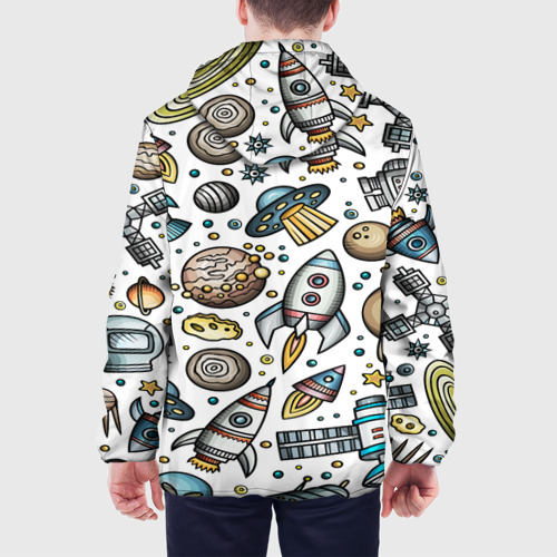 Мужская куртка 3D Космос, цвет 3D печать - фото 5