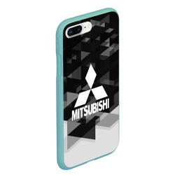 Чехол для iPhone 7Plus/8 Plus матовый Mitsubishi sport geometry - фото 2