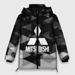 Женская зимняя куртка Oversize Mitsubishi sport geometry