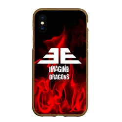 Чехол для iPhone XS Max матовый Imagine dragons