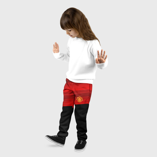 Детские брюки 3D с принтом FCMU SPORT, фото на моделе #1