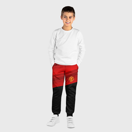 Детские брюки 3D с принтом FCMU SPORT, вид сбоку #3